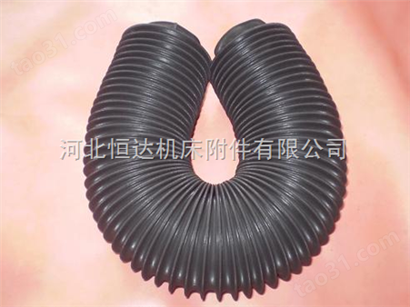 直径35丝杠防护罩，铁丝圈圆连接，防油丝杠护套